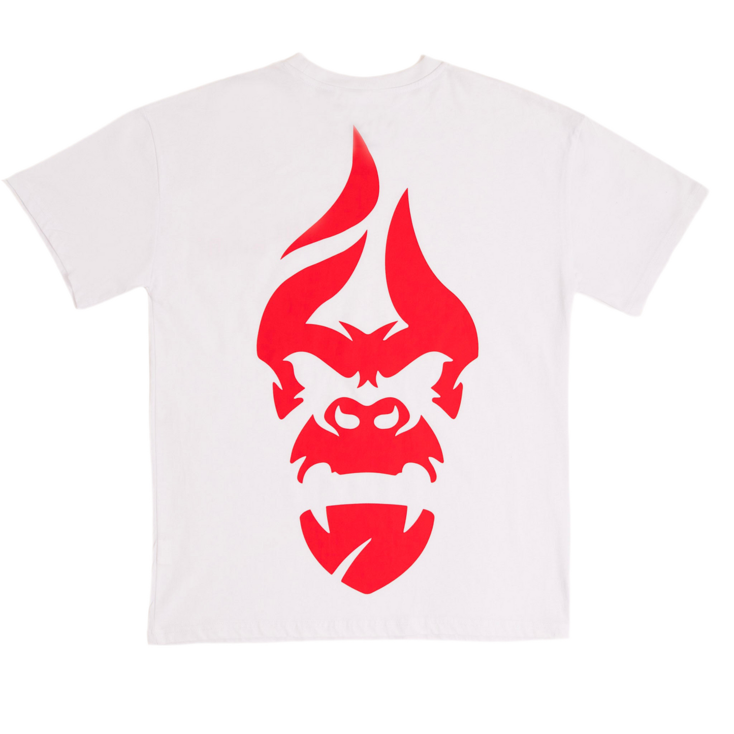 All Natural Ape The Don Tee Shirt White / Cherry Red