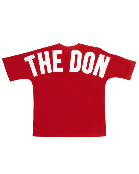 All Natural Ape The Don Oversized Tee Satin Red
