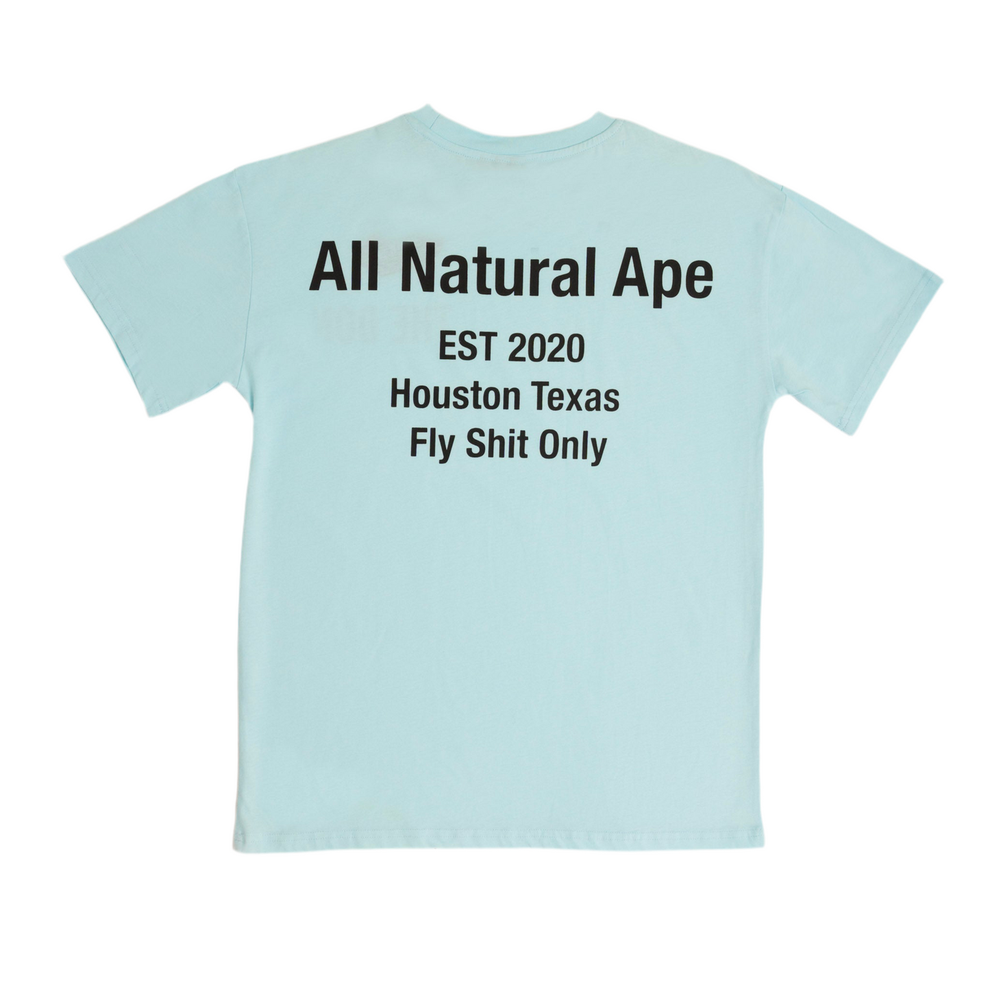 All Natural Ape The Don Tee Shirt Sky Blue/ Black