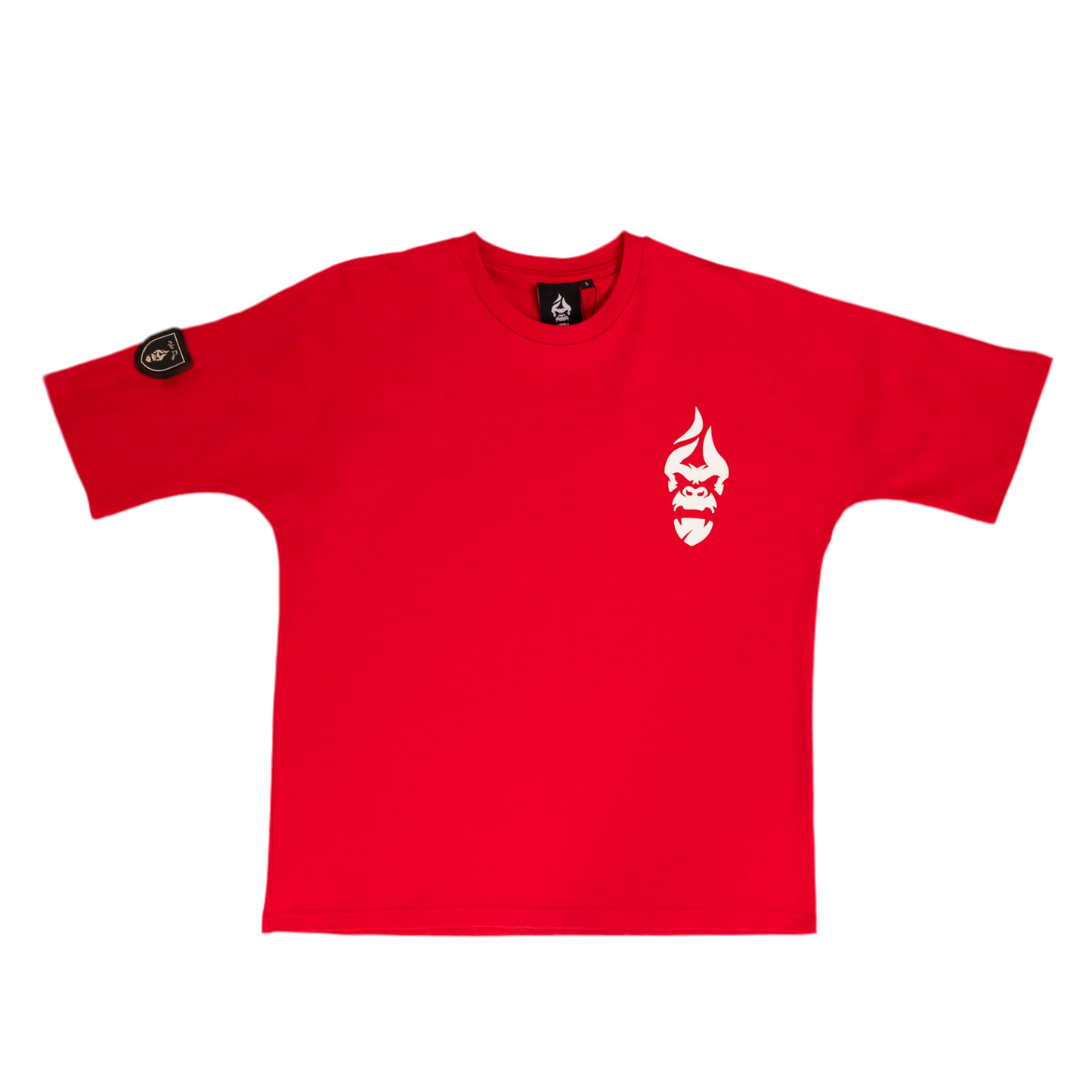 All Natural Ape The Don Oversized Tee Satin Red