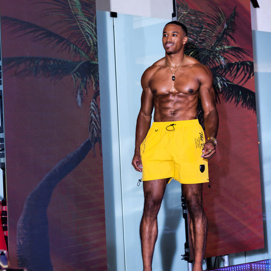 All Natural Ape The Don Sol Shorts Mustard Yellow