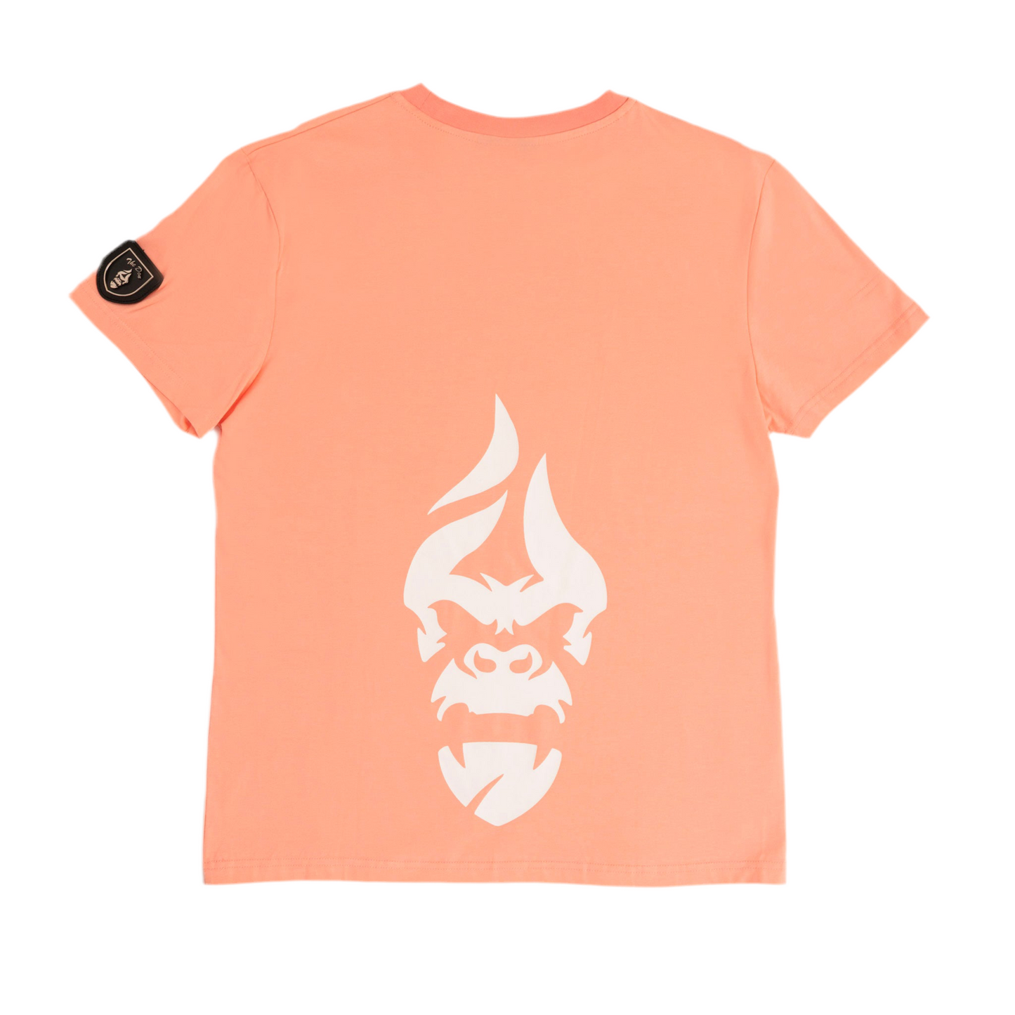 All Natural Ape The Don Tee Shirt Salmon/ White