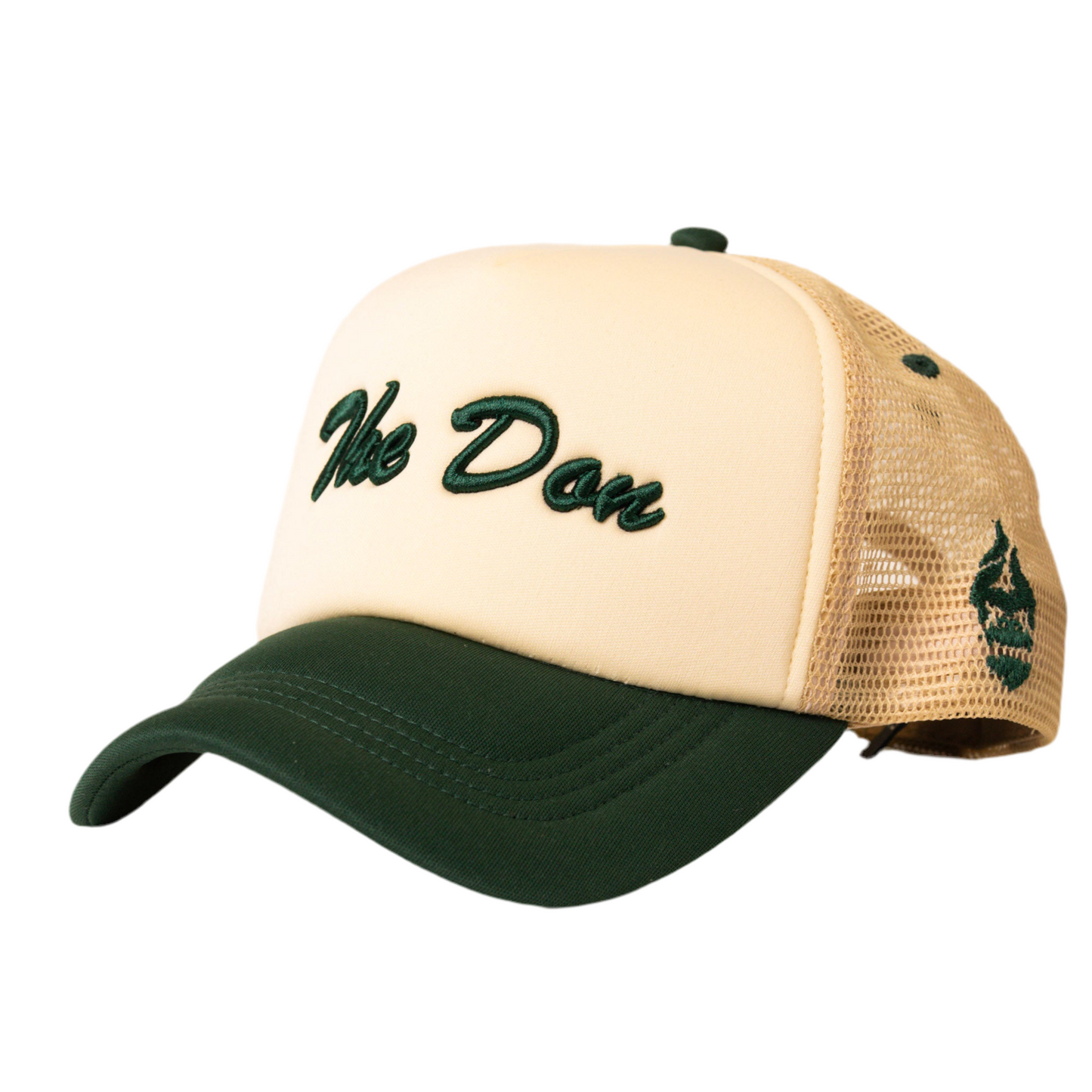 All Natural Ape The Don Trucker Hat Nude/Forrest Green