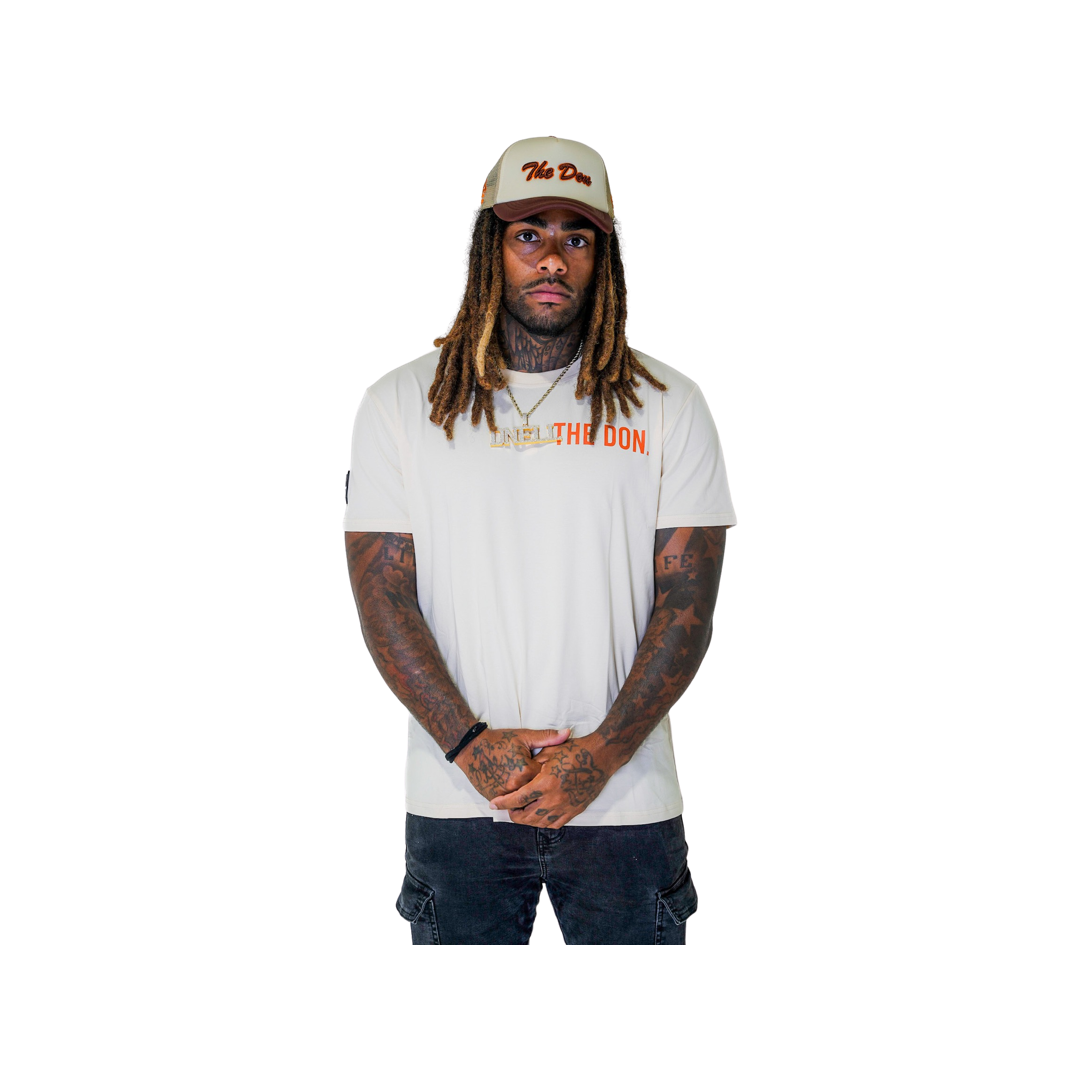 All Natural Ape The Don Trucker Hat Nude/ Brown/ Burnt Orange