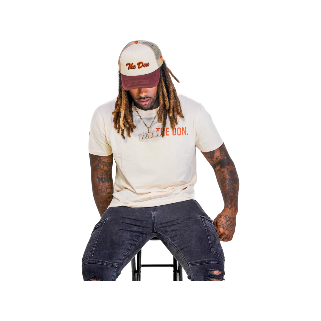 All Natural Ape The Don Trucker Hat Nude/ Brown/ Burnt Orange