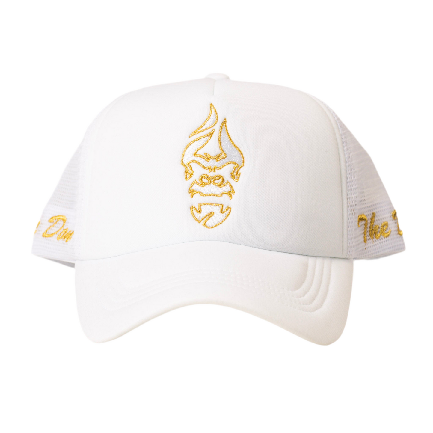 All Natural Ape The Don Trucker Hat White/ Gold