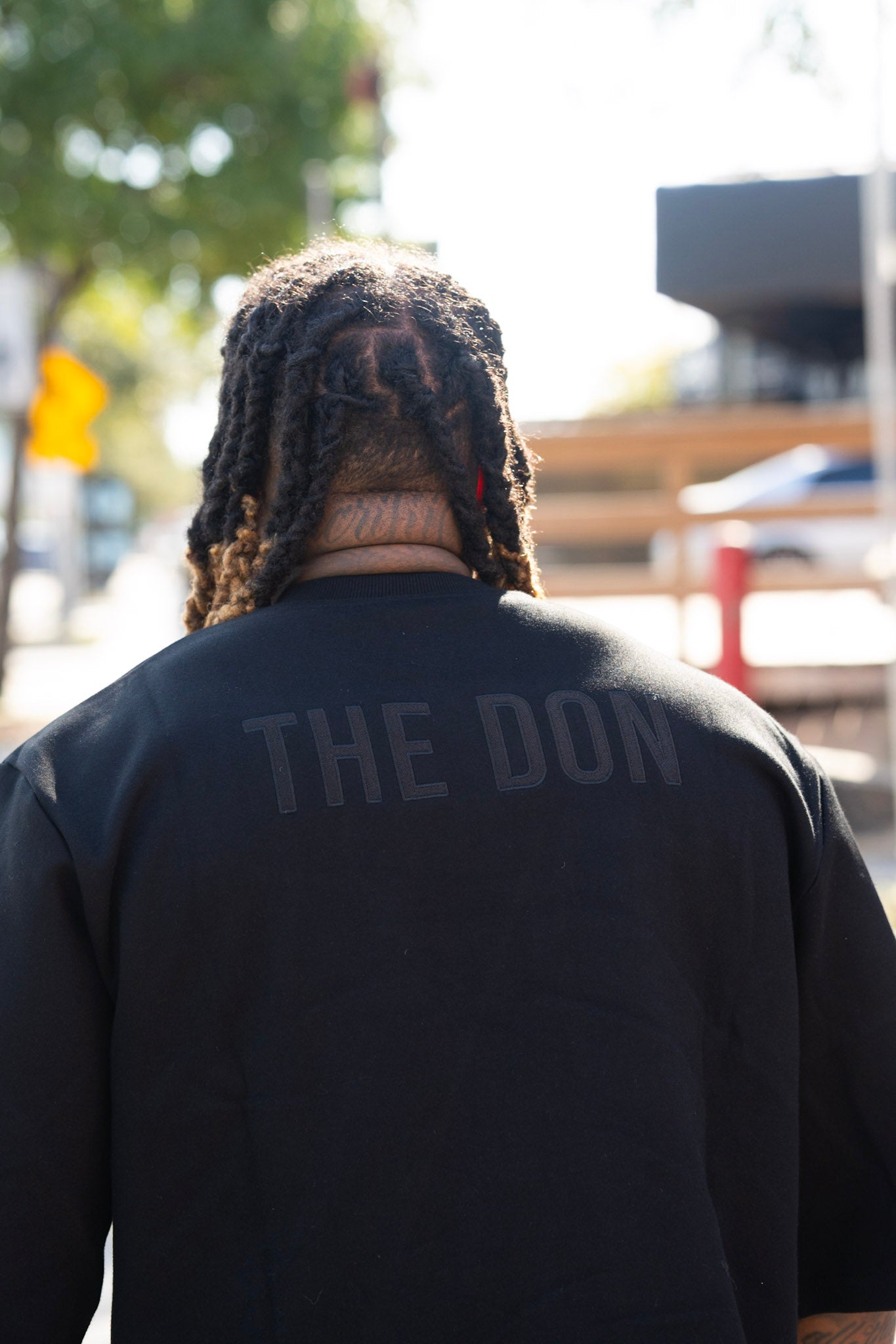All Natural Ape The Don Oversized Drop Shoulder Tee- Black