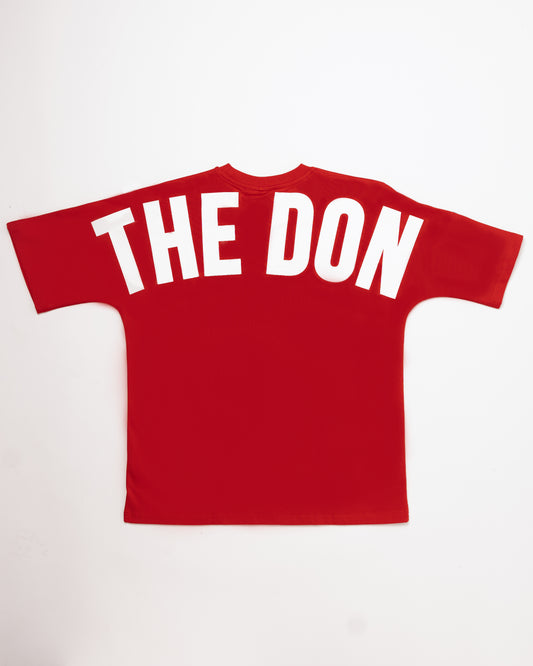 The Don Oversized Tee- Red