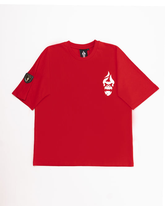 The Don Oversized Tee- Red