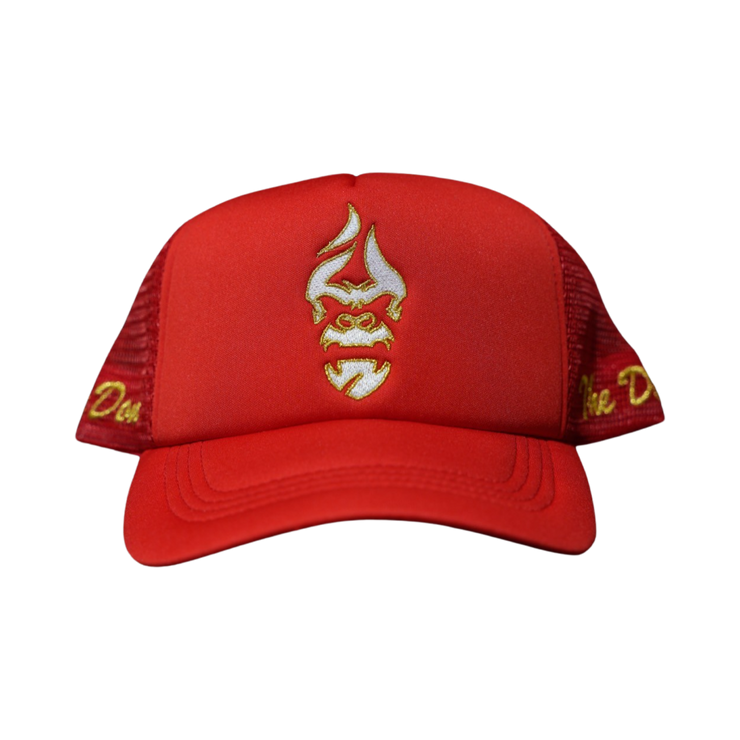 Satin Red Championship Trucker Hat