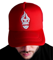 Satin Red Trucker hat