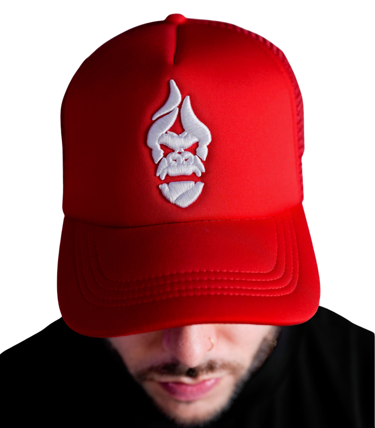 Satin Red Trucker hat