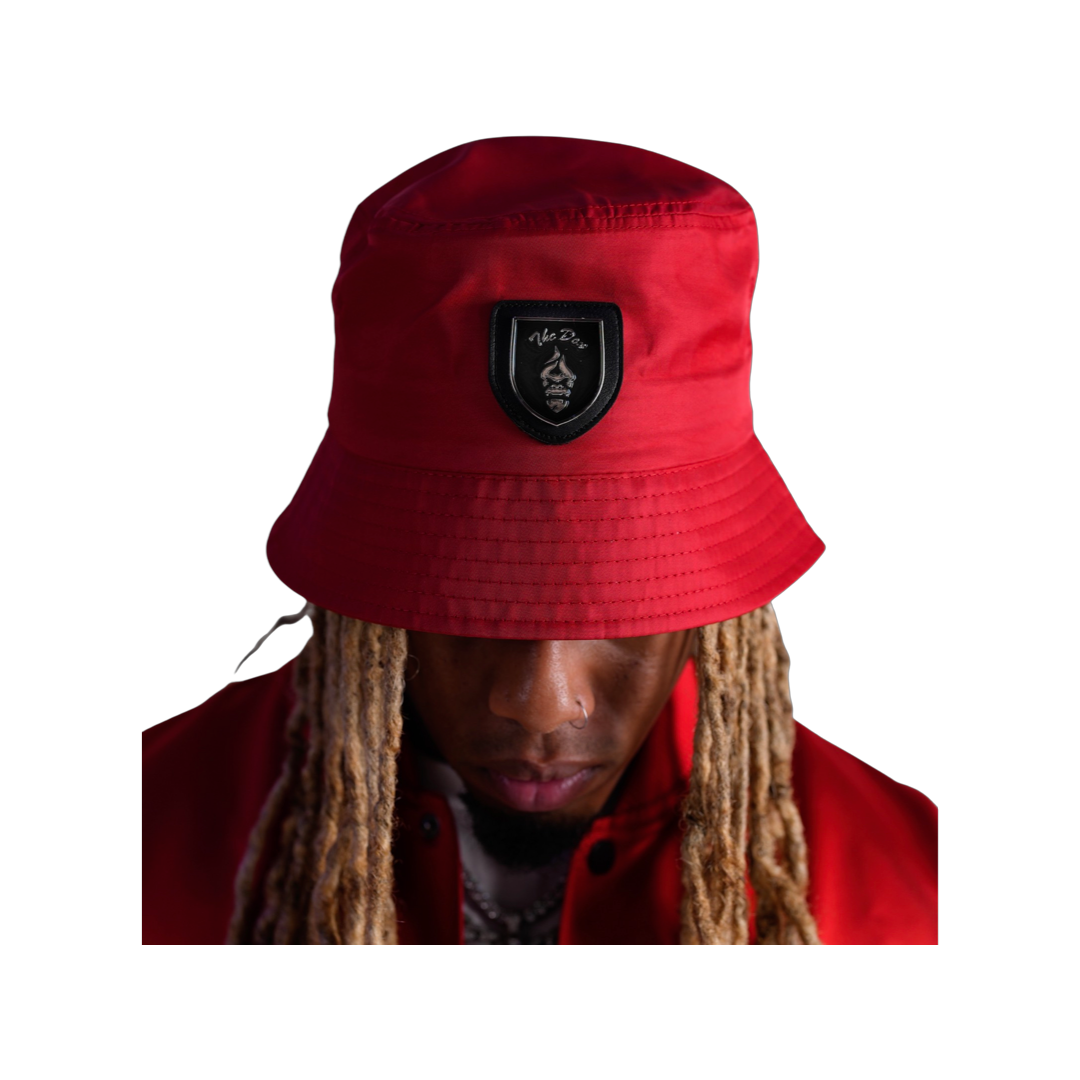 All Natural Ape The Don Bucket Hat Red