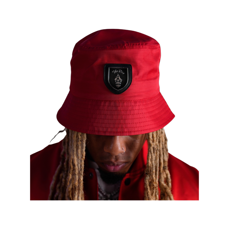 Red Bucket Hat